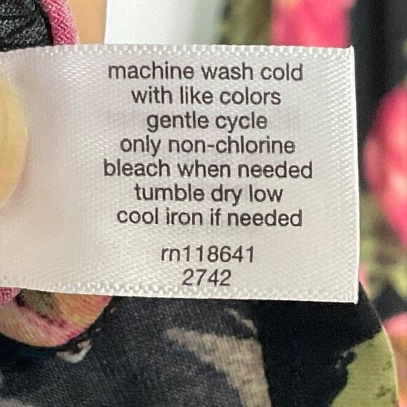 Lane Bryant Plus Size 26/28 Floral Maxi Dress, NWT, Ties at back of neck - Picture 14 of 15